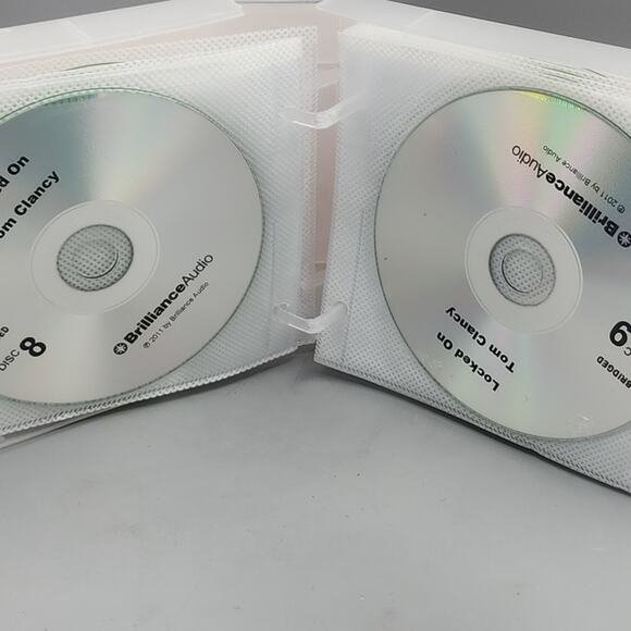 Tom Clancy Audiobook CD Audio Set Locked On & Vector, Abridged 20 Hours - Picture 7 of 10